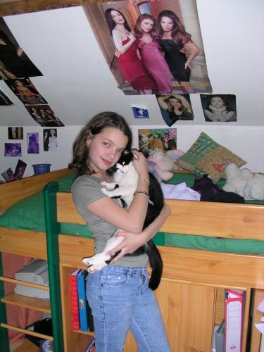 meg et son chat